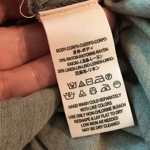 Free People NWT one sleeve twist strap top Sz sm - Picture 8 of 8